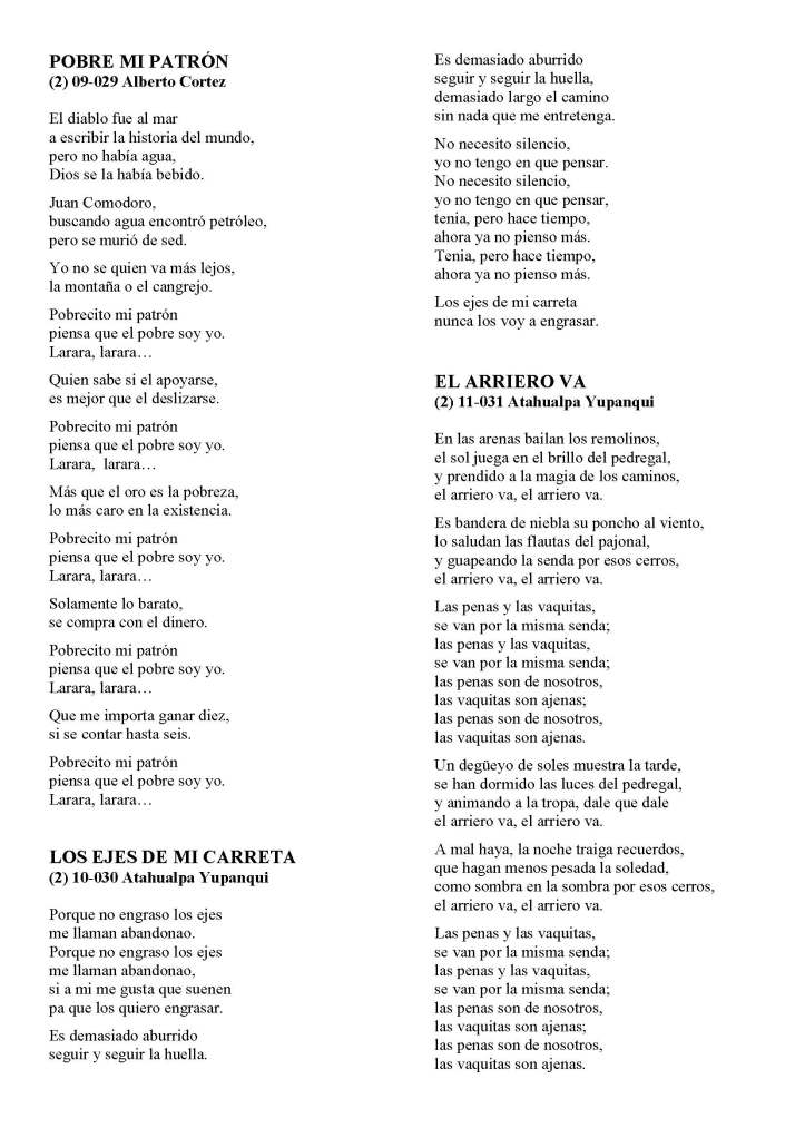 LA SOLIDARIDAD... Nº 8 Letras de canciones..._Página_19