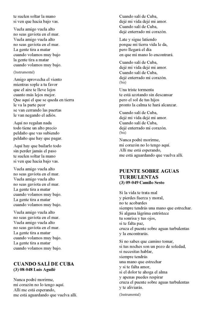 LA SOLIDARIDAD... Nº 8 Letras de canciones..._Página_26