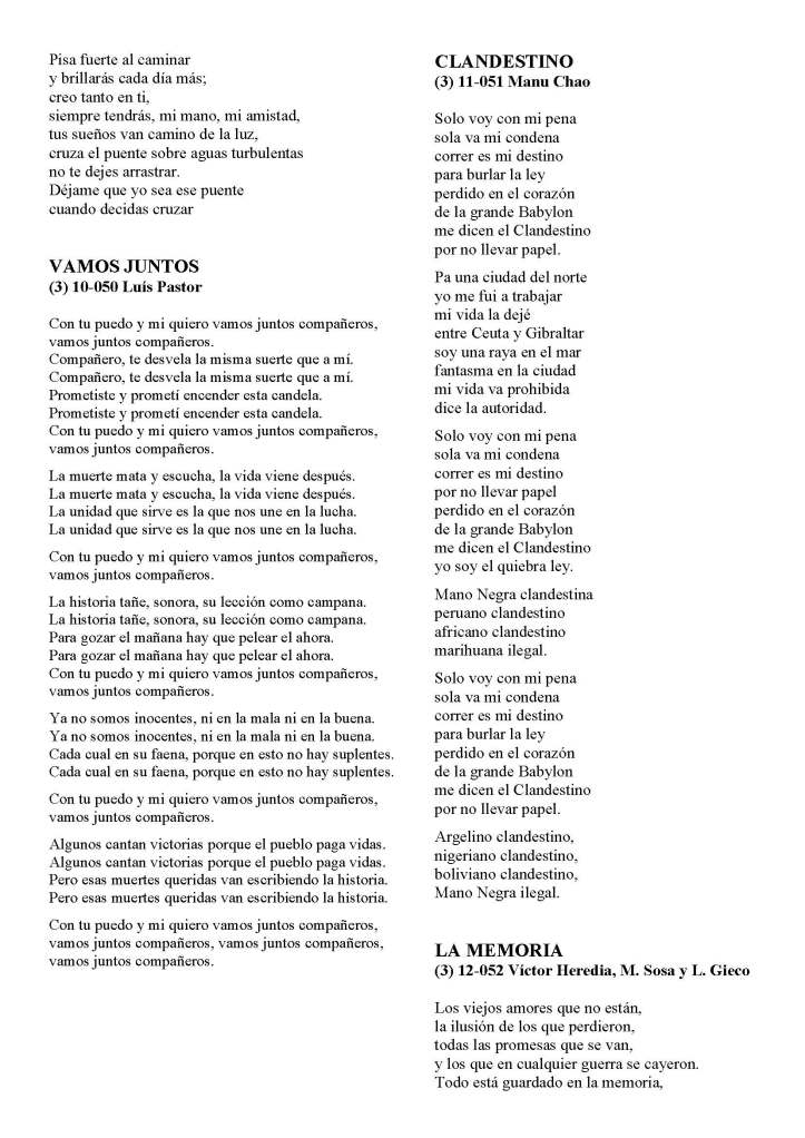 LA SOLIDARIDAD... Nº 8 Letras de canciones..._Página_27