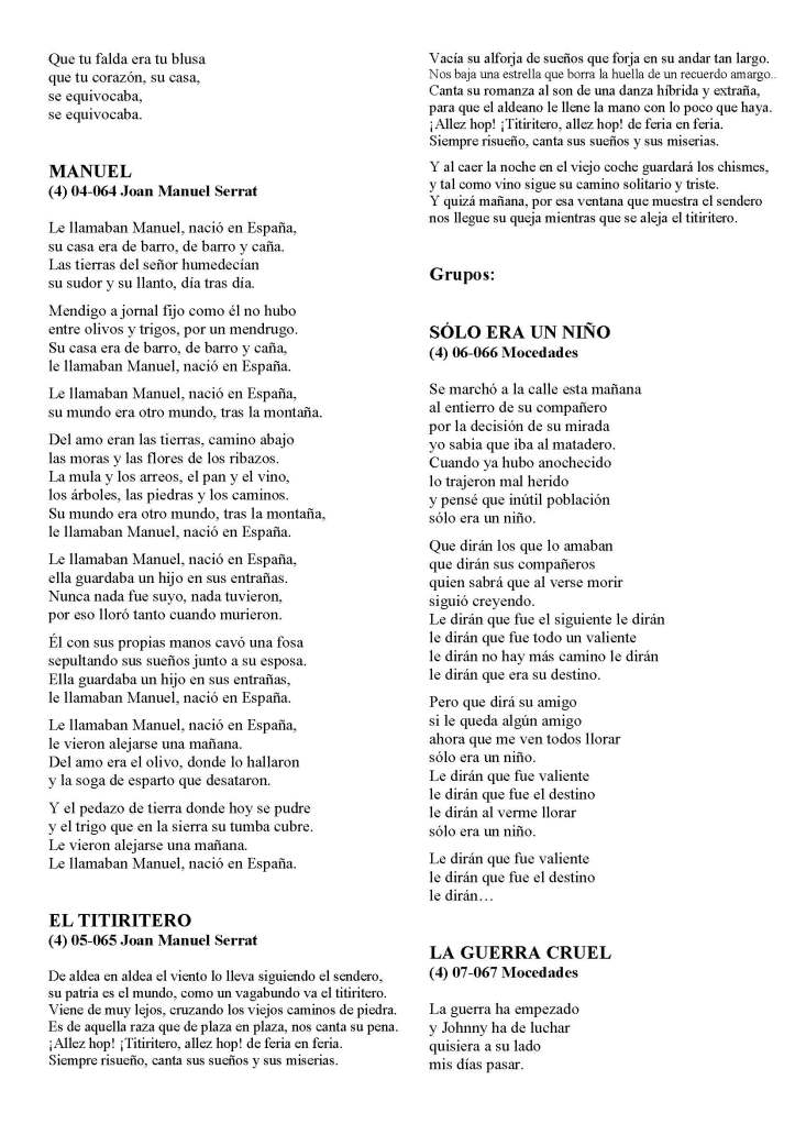 LA SOLIDARIDAD... Nº 8 Letras de canciones..._Página_33